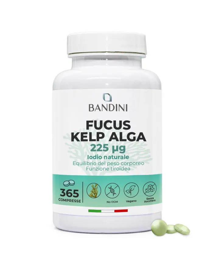 Fucus Kelp Algae 225mcg - 365 Compresse